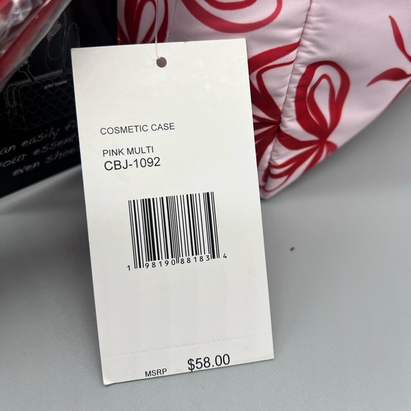 Betsey Johnson travel cosmetics bag - Picture 11 of 11